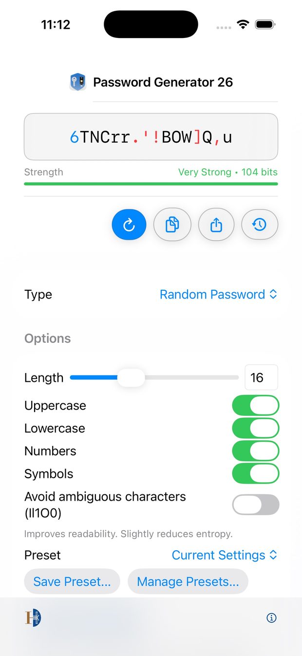 Random password